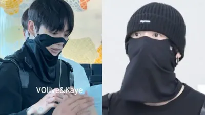 Jungkook BTS Pakai Masker Mirip Cadar Saat di Bandara.
