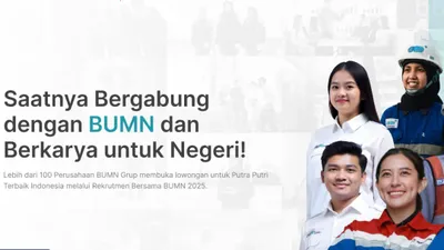 Link dan Cara Daftar Seleksi Rekrutmen Bersama BUMN 2025, Dibuka Sampai 16 Maret 2025!