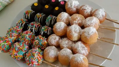 Menu Buka Puasa Sederhana Sate Donat dan Es Timun Markisa