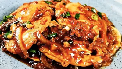 Menu Sahur Sederhana Telur Dadar Kuah Saus Tiram dan Kangkung Telur Puyuh