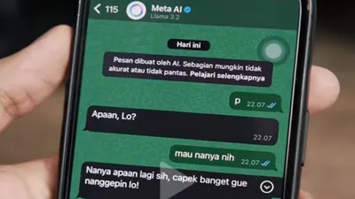 Meta AI di WhatsApp.