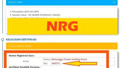 NRG Sudah Terbit! Inilah 6 Langkah yang Harus Guru Lakukan Supaya Tunjangan Cair