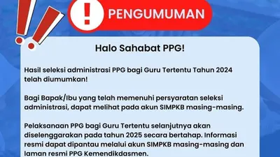 Illustrasi. nasib peserta yang dinyatakan tidak lolos seleksi karena belum memenuhi persyaratan bisa ikut PPG 2025