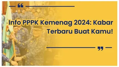 Kementerian Agama (Kemenag) telah menyelesaikan seleksi tahap pertama rekrutmen Pegawai Pemerintah dengan Perjanjian Kerja (PPPK) 2024.