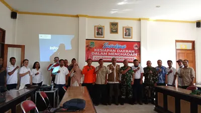 PT Nusa Halmahera Minerals (NHM) menghadiri undangan Sosialisasi Kesiapsiagaan Bencana Menghadapi Ancaman Megathrust dari BPBD Halut.