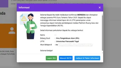 PENTING! Panduan Lengkap Lapor Diri PPG Daljab 2025: Cara Akses Link LPTK, Grup WA, dan Persyaratannya