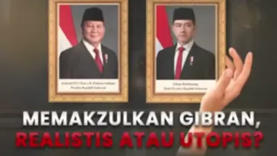 Saran Forum Purnawirawan TNI-Polri soal Pemecatan Gibran Rakabuming sebagai Wakil Presiden Bisa Terjadi, Ini Syaratnya
