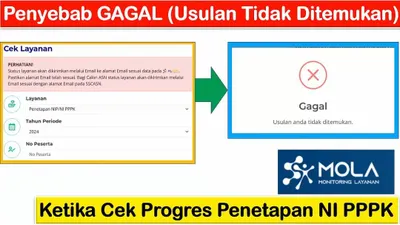Terungkap! Inilah Penyebab Notifikasi Usulan Tidak Ditemukan Saat Cek Progres Penetapan NIP PPPK di Mola BKN, Lengkap dengan Cara Mengatasinya