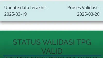 WAJIB CEK UNTUK SEMUA GURU! Progres VALIDASI TPG Triwulan 1, Ini Daerah Terbaru yang Sudah Lakukan Pencairan
