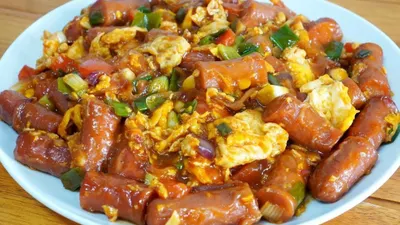 Resep Tumis Sosis dan Telur Dadar Gulung Saus Asam Manis untuk Menu Sahur