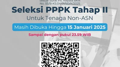 Dalam unggahannya, BKN mengunggah sebuah foto yang berisi pengumuman perpanjangan pendaftaran PPPK Tahap 2 2024.