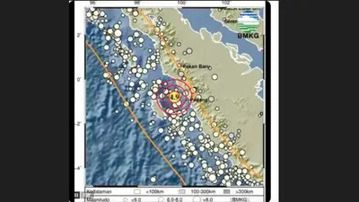 Info Gempa Hari Ini: Gempa 4,9 M Guncang Pariaman Sumatera Barat, Warganet: Astagfirullah...