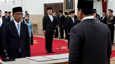 Presiden Prabowo Subianto resmi melantik Brian Yuliarto, seorang Guru Besar ITB, sebagai Mendiktisaintek baru mengganti Satryo Soemantri
