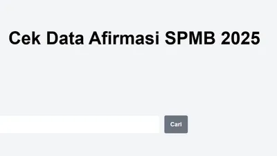 Jalur afirmasi diperuntukkan bagi CMB yang berasal dari keluarga ekonomi tidak mampu dan berdomisili asli di Jakarta.