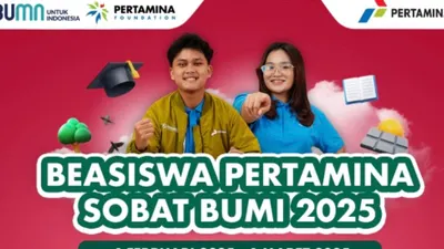 Beasiswa Pertamina Sobat Bumi 2025 Buka Bantuan Biaya UKT dan Uang Saku Mahasiswa