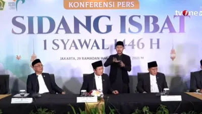 BREAKING NEWS: Lebaran 31 Maret? Hasil Sidang Isbat Idul Fitri 2025, Begini Kata Menag Nasaruddin Umar 
