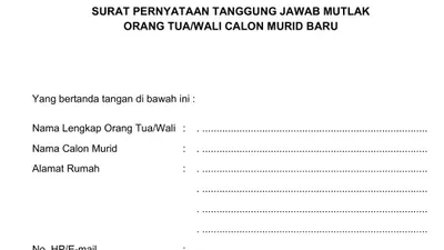 Mudah dan Tinggal Klik, Link Download SPTJM untuk Pengajuan Akun SPMB di DKI Jakarta 2025