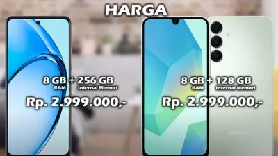OPPO A60 4G dan Samsung Galaxy A16 4G kini bersaing ketat di segmen menengah dengan spesifikasi menarik dan fitur unggulan.