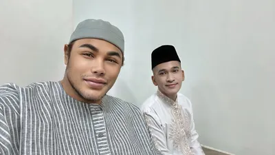 Ruben Onsu Pertama Kali Lebaran setelah Mualaf Bersama Ivan Gunawan