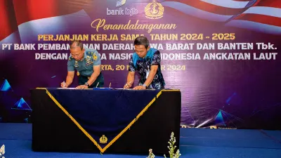 bank bjb dan TNI AL Tandatangani PKS, Dorong Penguatan Layanan Perbankan