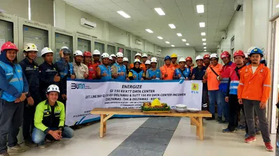 Jaringan kelistrikan baru ini untuk mendukung pengoperasian Data Center di Greenland International Industrial Centre (GIIC) Cikarang.