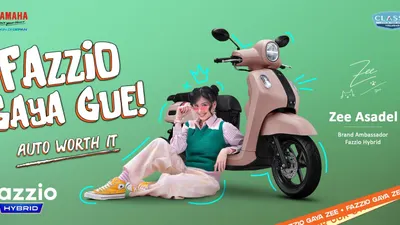 Zee Jatuh Hati pada Fazzio Hybrid, Skutik Stylish yang Jadi Primadonanya!