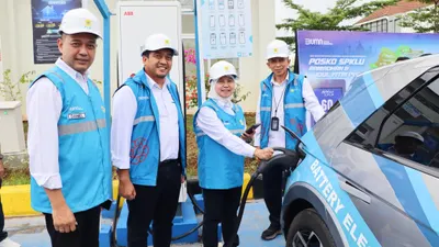 1.000 unit Stasiun Pengisian Kendaraan Listrik Umum (SPKLU) disiapkan di jalur mudik Trans Jawa-Sumatra