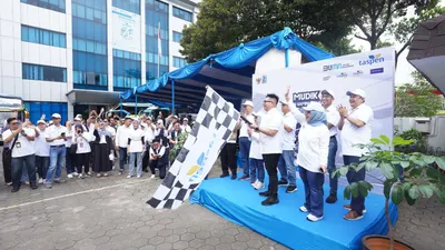 Program mudik gratis bertajuk Mudik Aman Sampai Tujuan bersama TASPEN.