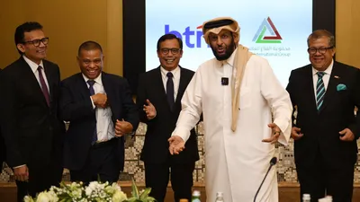 Penandatanganan perjanjian kerja sama antara BTN dengan AlQilaa International Group di Doha.