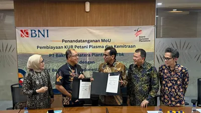 Perkuat Sektor Sawit Rakyat BNI Gandeng BSP Salurkan KUR