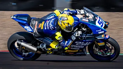 Aldi Satya Mahendra, rider binaan Yamaha&nbsp;Indonesia yang menyandang predikat rookie pada ajang&nbsp;World Supersport 2025.