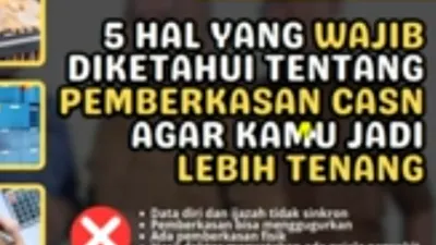 Illustrasi. CPNS dan PPPK: Ini 5 Hal Penting Tentang Pemberkasan yang Harus Diketahui Calon ASN