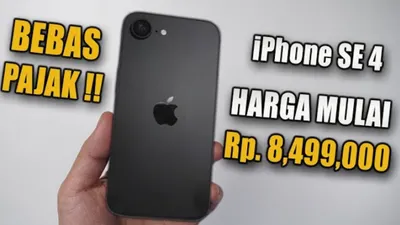 Sempat beredar akan mulai rilis pada Maret-April 2025, penggemar iPhone SE 4 di Indonesia kini bisa pantas berbahagia.