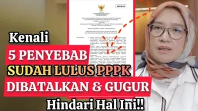 Peserta seleksi kompetensi yang telah dinyatakan lulus tetap dapat dibatalkan oleh PPK atau Pejabat Pembina Kepegawaian.