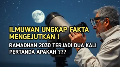 Ibadah puasa Ramadhan 1452 H atau tahun 2030 Masehi mendatang, puasa serta Idul Fitri dipastikan akan terjadi dua kali dalam setahun.