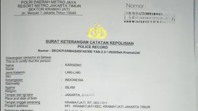 Calon tenaga PPPK atau CPNS dapat menemukan sejumlah persyaratan yang harus disiapkan sebelum pembuatan SKCK diajukan.