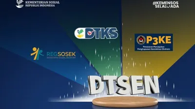 DTSEN merupakan hasil dari pengintegrasian data Reg Sosek BPS, P3KE BKKBN dan DTKS Kemensos.