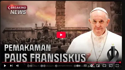 Link Live Streaming Misa Pemakaman Paus Fransiskus: Upacara Khidmat di Basilica Santa Maria Maggiore, Roma