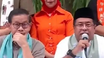 Pasangan calon gubernur dan wakil gubernur DKI Jakarta Pramono Anung dan Rano Karno