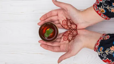 Ilustrasi henna.