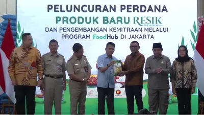 Pemprov DKI Jakarta dan PT Food Station luncurkan Foodhub, solusi stabilitas pangan yang melibatkan UMKM untuk ketahanan pangan.