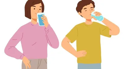 Illustrasi. Berikut manfaat bagi tubuh jika minum menggunakan air dingin dan minum menggunakan air hangat