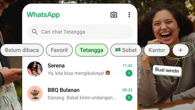 Fitur Baru Selain Meta AI, Chat WhatsApp Kini Bisa Dibikin List