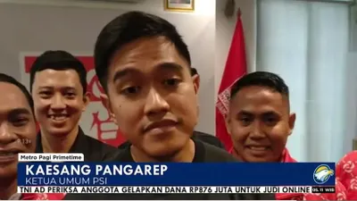 Ketum PSI, Kaesang Pangarep