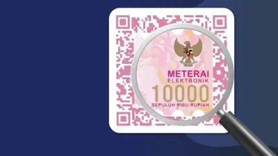 Ilustrasi e-meterai