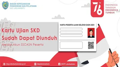 Illustrasi. Kartu Ujian SKD CPNS 2024 