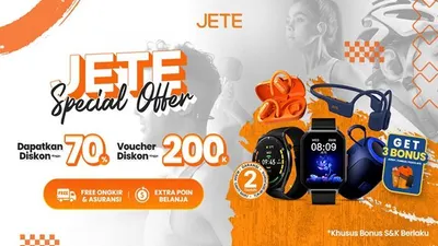 Smartwatch Jete Volt tersebut sudah dilengkapi dengan teknologi terbaru yakni layar AMOLED, GPS bawaan, hingga fitur wireless charging.