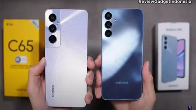 Samsung Galaxy A15 5G dan Realme C65 adalah dua produk ponsel dari merek besar yang ada di pasar gadget Indonesia.
