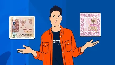 BKN memperbolehkan pelamar seleksi PPPK 2024 memilih menggunakan e-meterai atau meterai tempel.