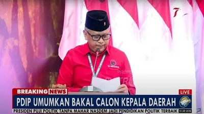 Nama Anies Baswedan Tidak Muncul! Ini Dia 6 Cagub dan Cawagub yang Diusung PDIP di Pilkada 2024, Siapa Saja?